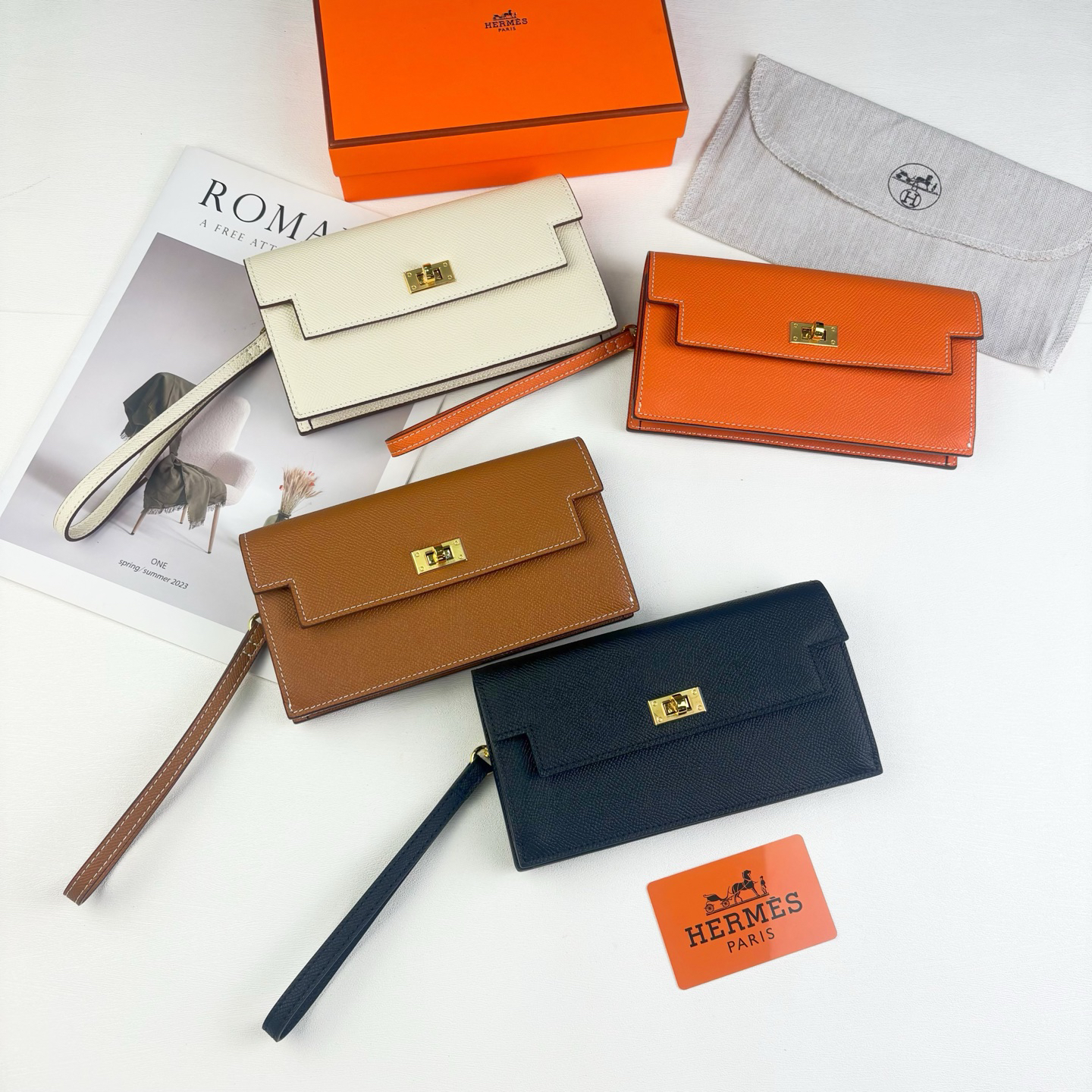 Hermes Kelly Pocket Long Wallet - Image 9