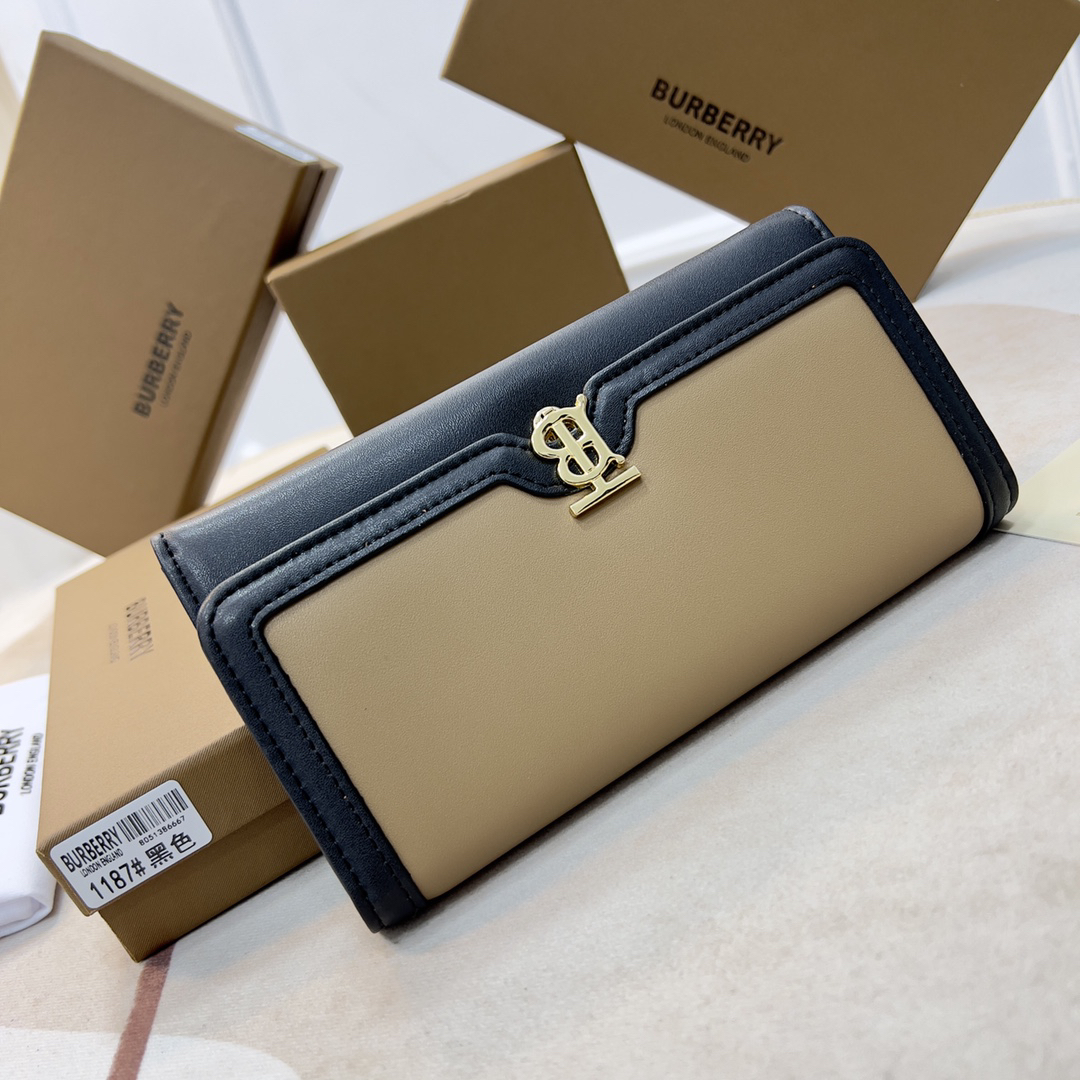 Burberry Vintage Patchwork Long Wallet - Image 9