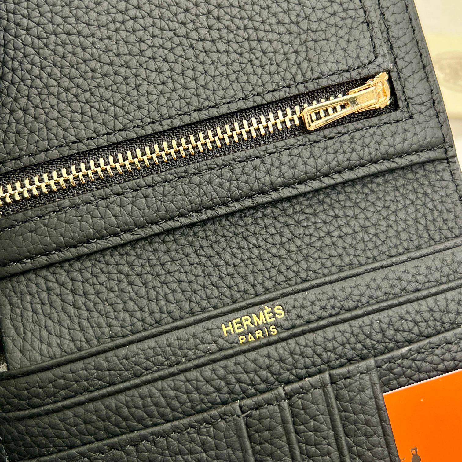 Hermes Vertical Leather Wallet - Image 9