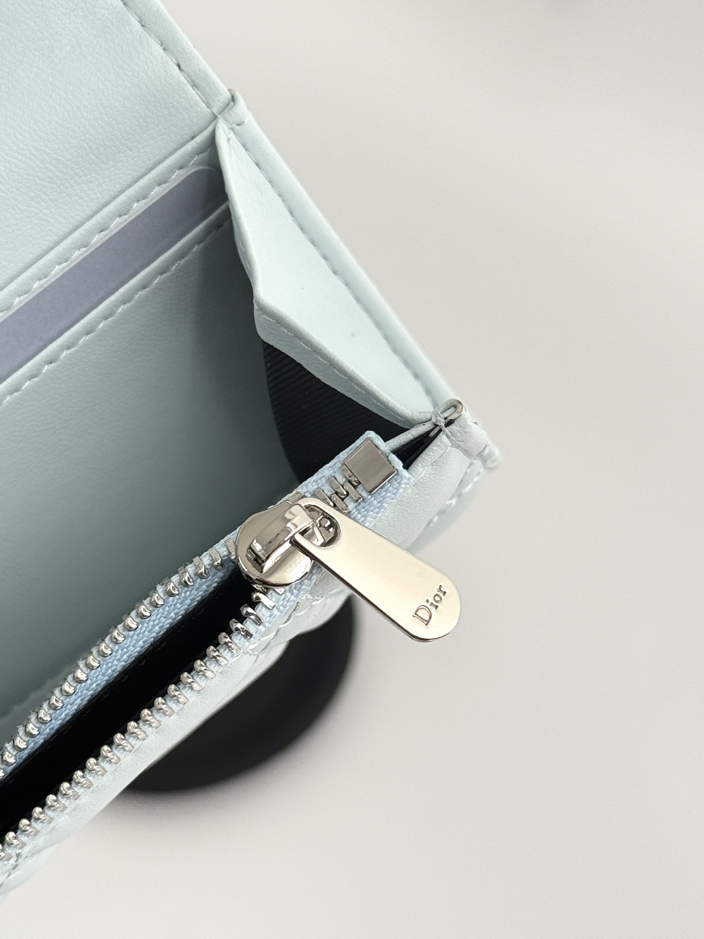 Dior Mini Lady Dior Wallet - Image 9