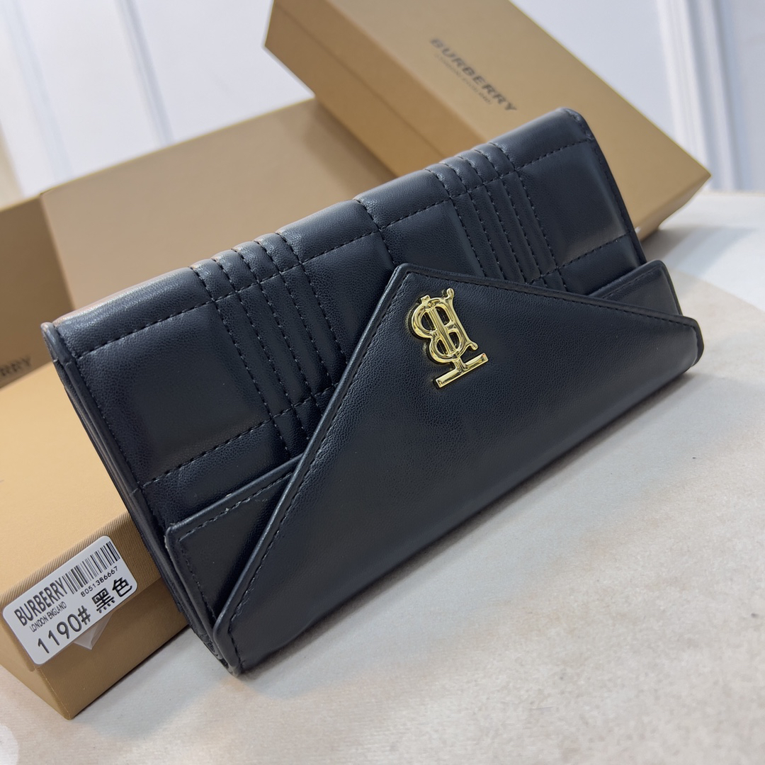 Burberry Thomas Burberry Quilted Long Wallet - Image 9