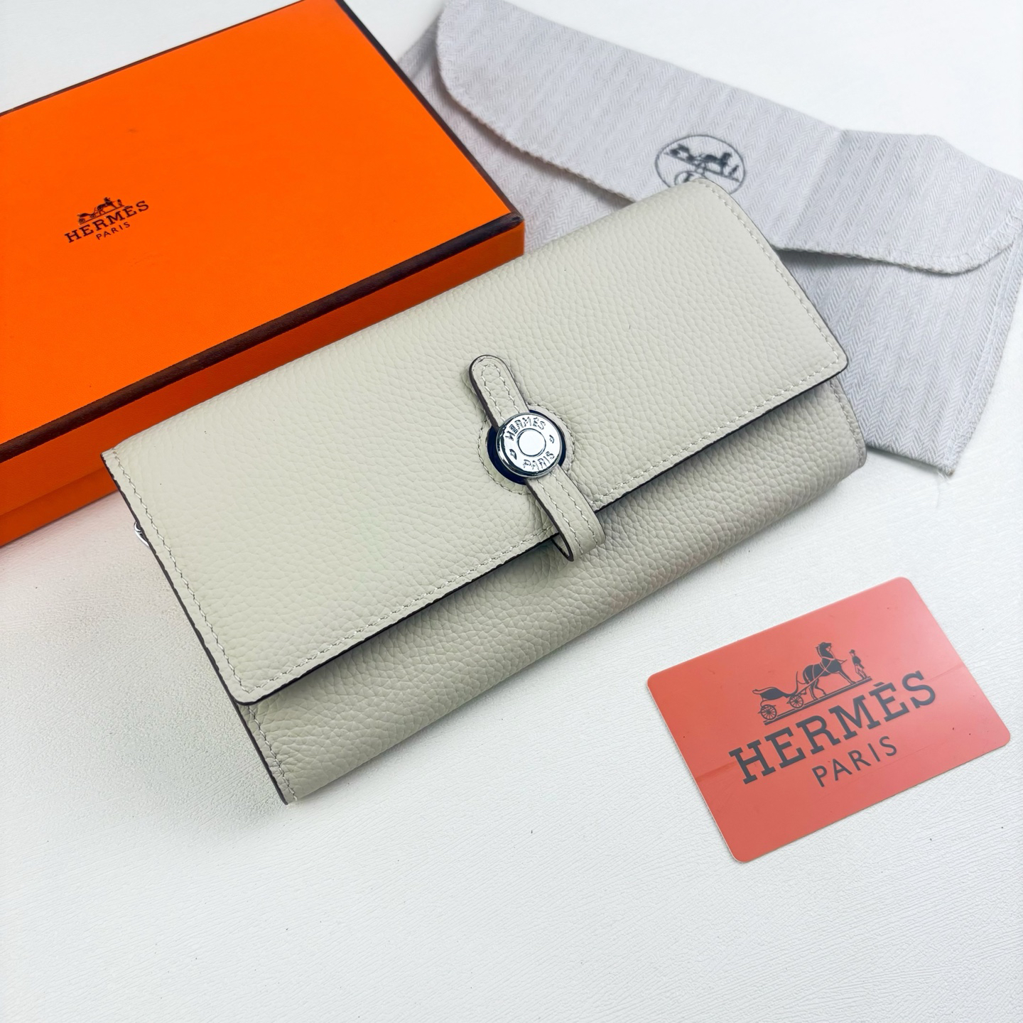 Hermes Dogon Duo Wallet - Image 9