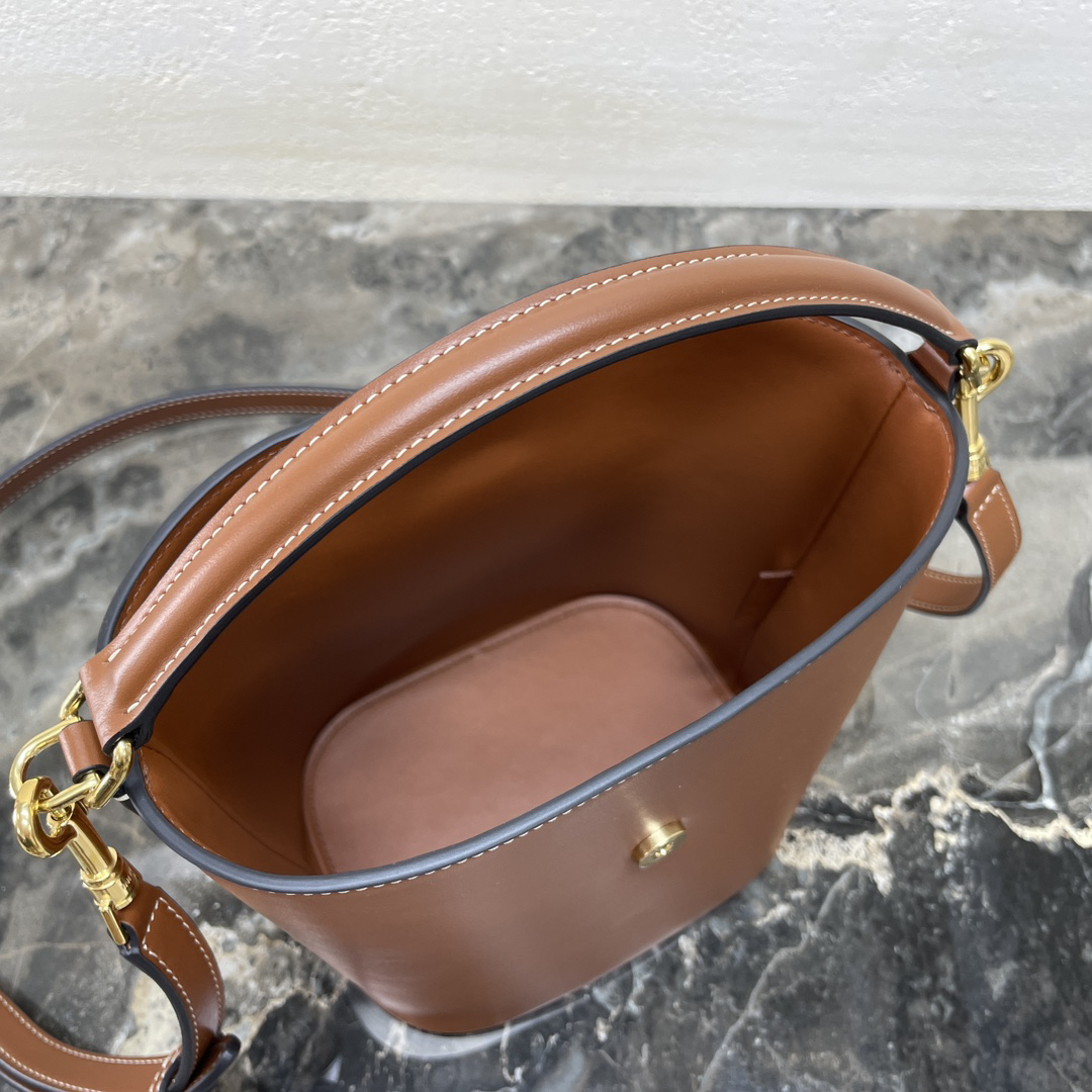 Celine Louise Small Smooth Calfskin Leather Shoulder Bag - Image 9
