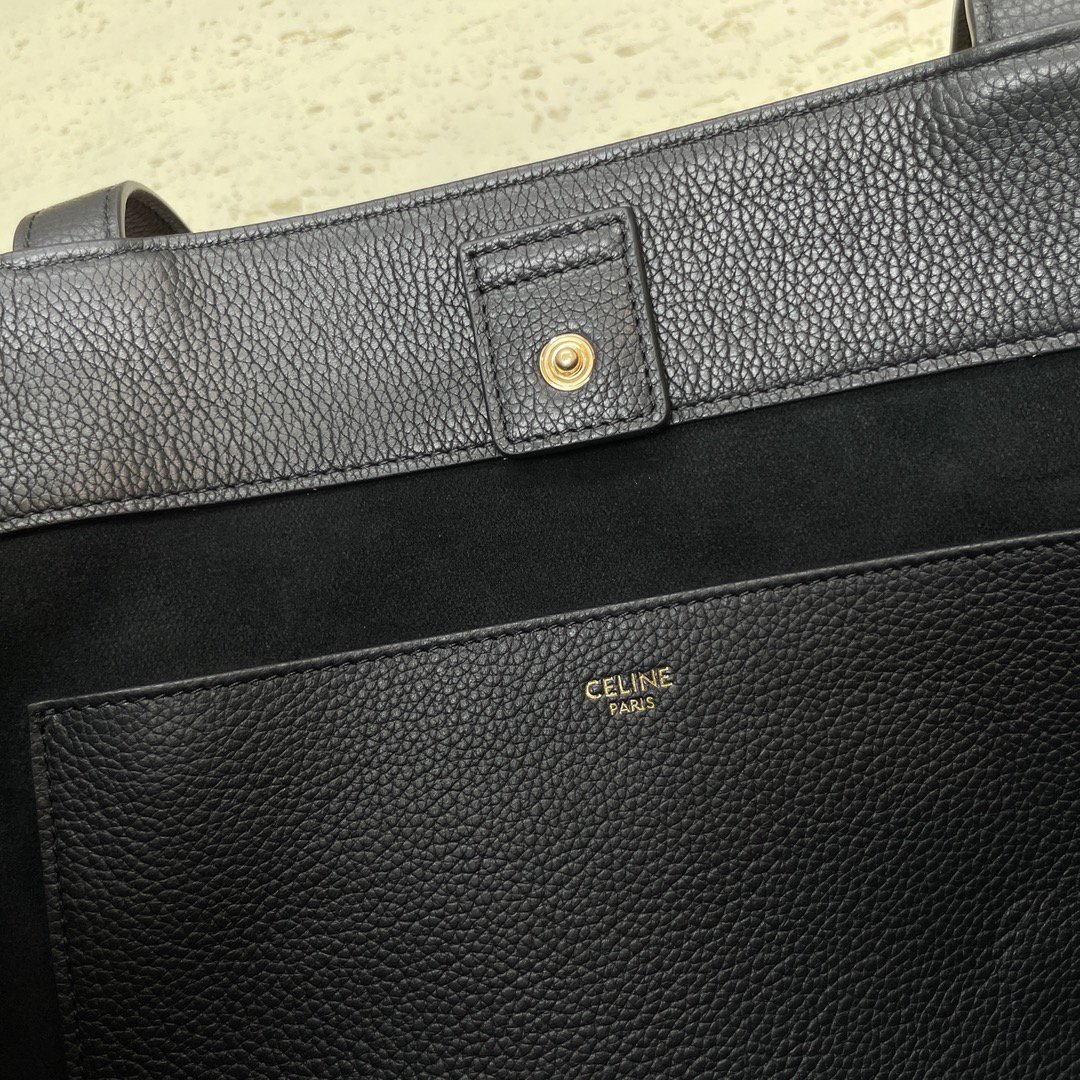 Cabas Anais Grained Leather Handbag - Image 9
