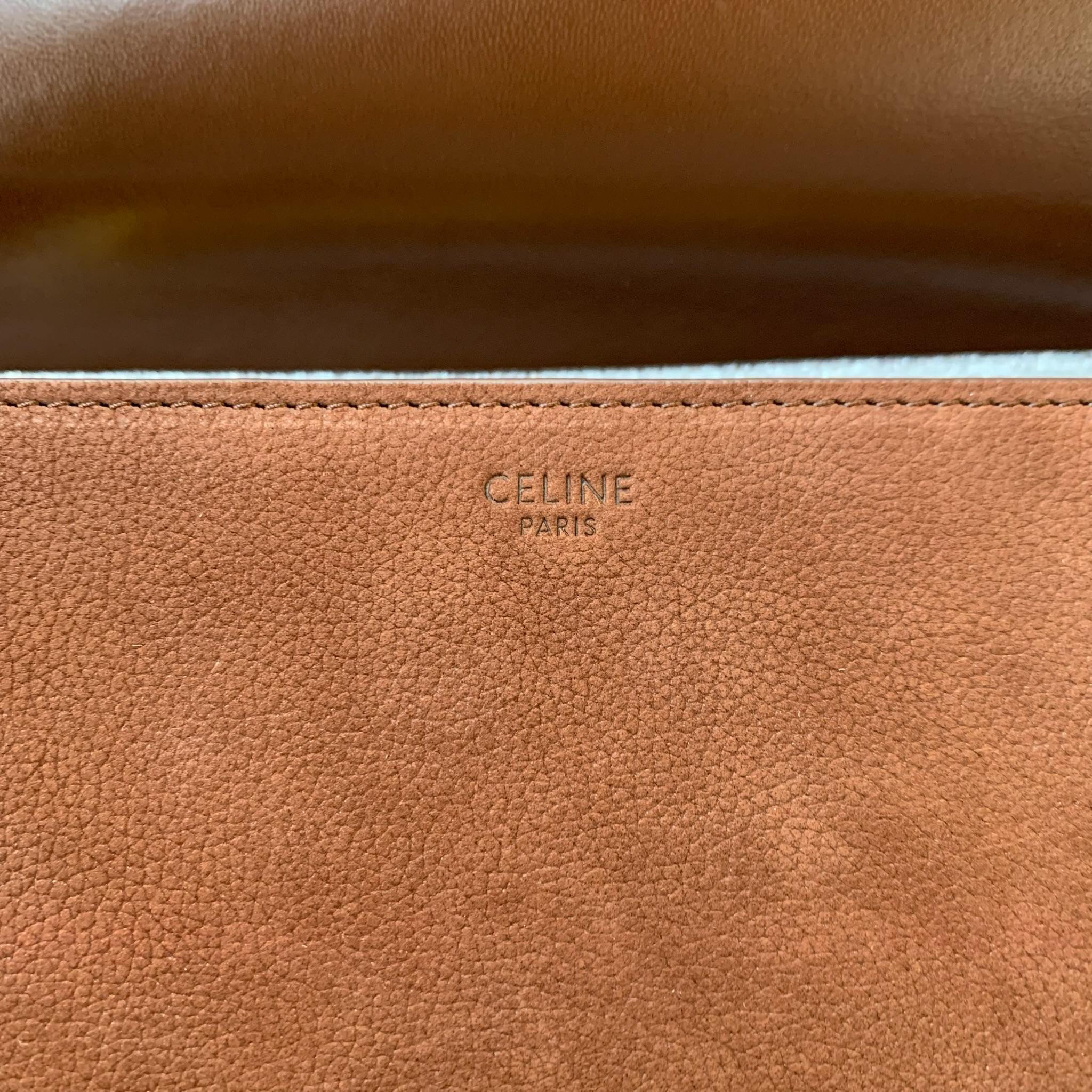 NINO Medium Brown Leather Handbag - Image 9