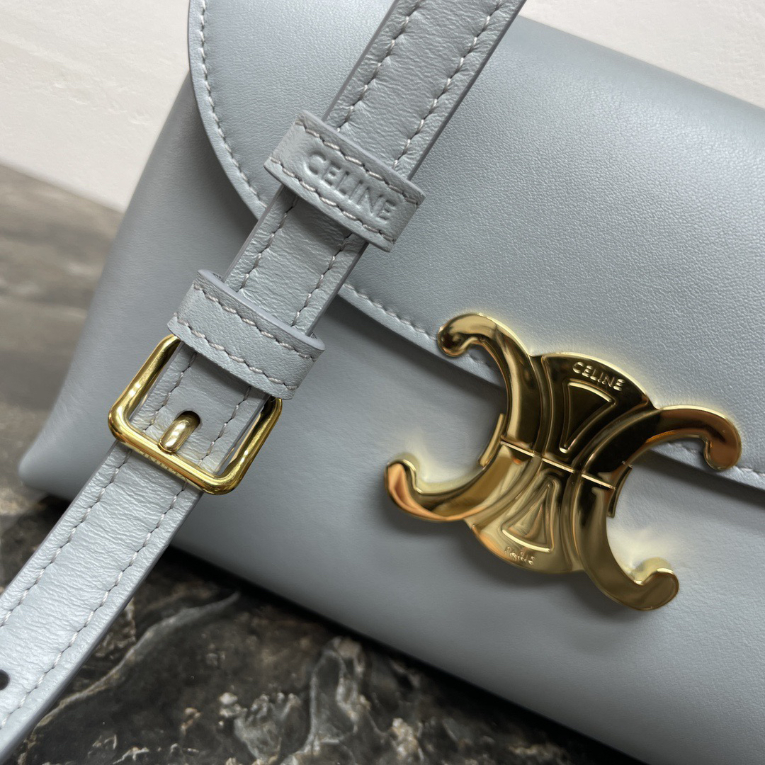 TEEN NINO Textured Glossy Leather Crossbody Bag - Image 9