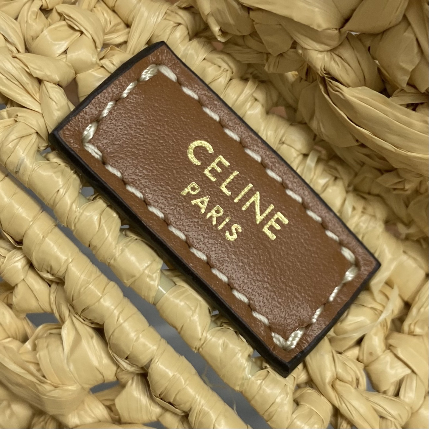 CELINE Teen Lola Small Raffia Handbag - Image 9