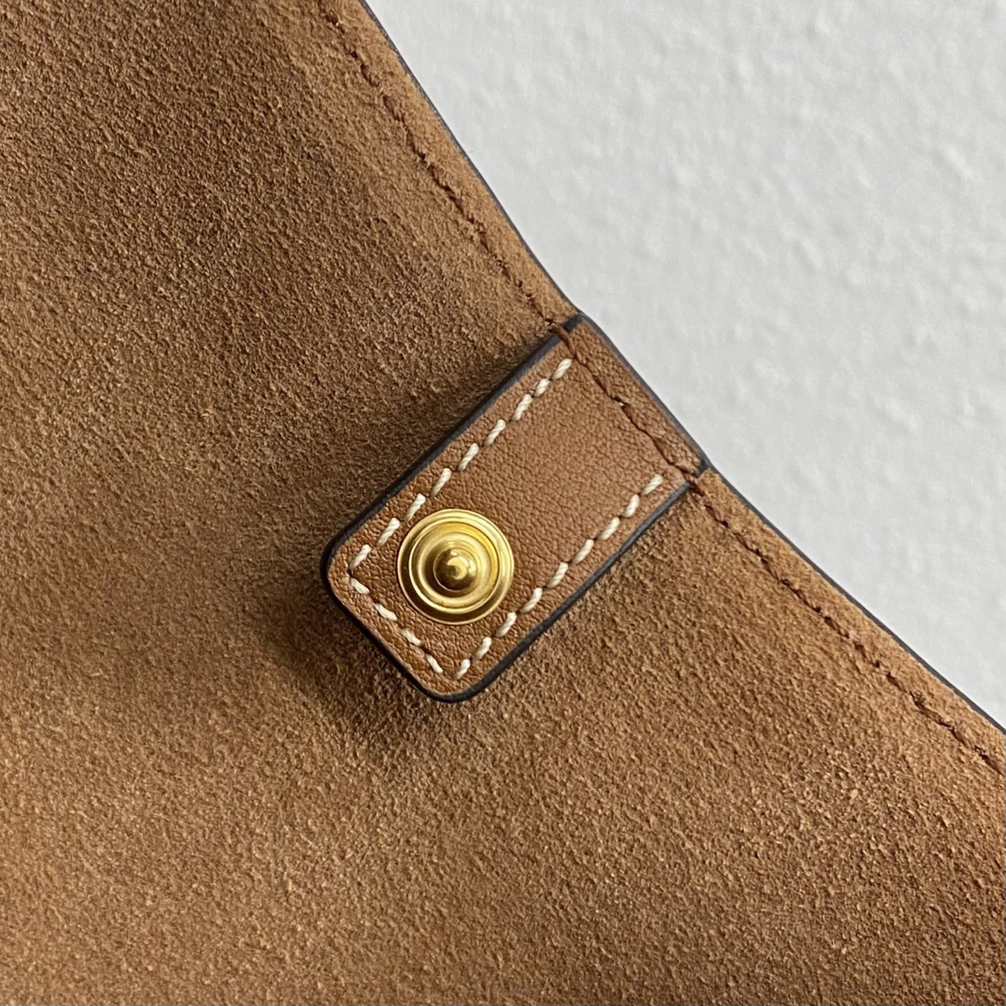 Small Natural Leather Hobo Shoulder Bag - Image 9