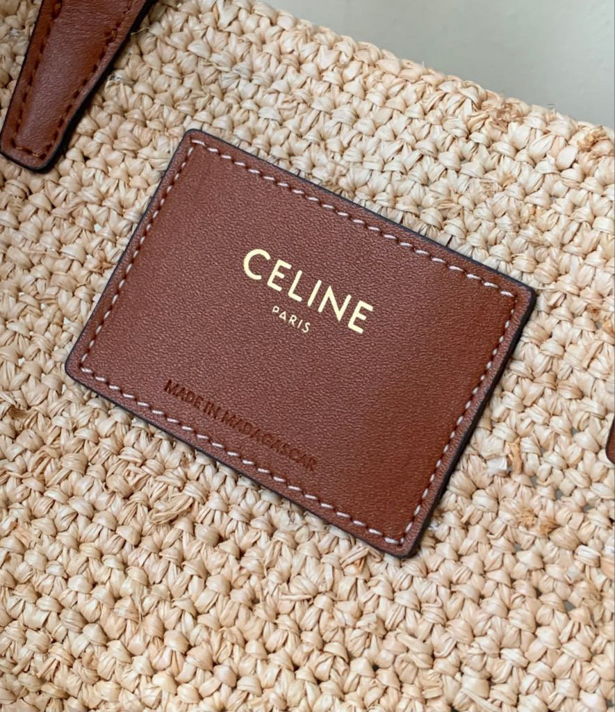 CELINE Handwoven Handbag - Image 9