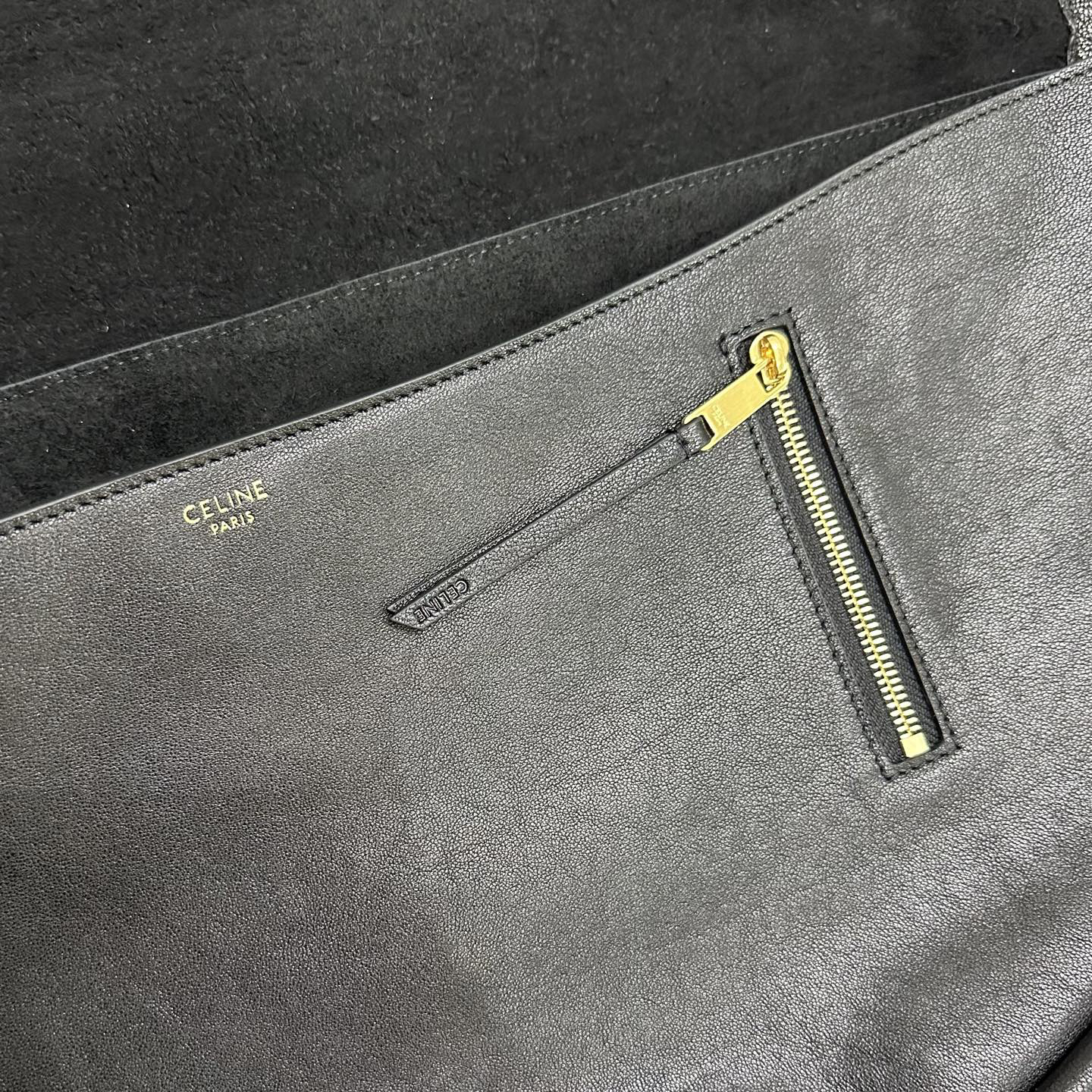 Celine Soft Triomphe Half Moon Bag - Image 9