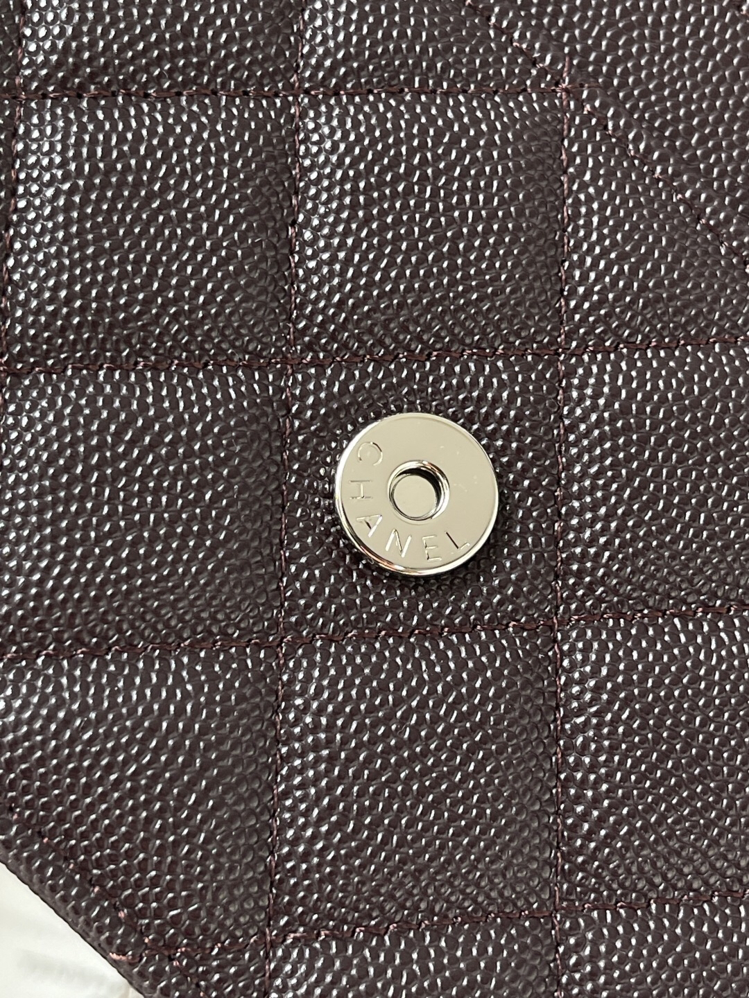 Chanel CF WOC Black Caviar Leather Chain Bag - Image 10