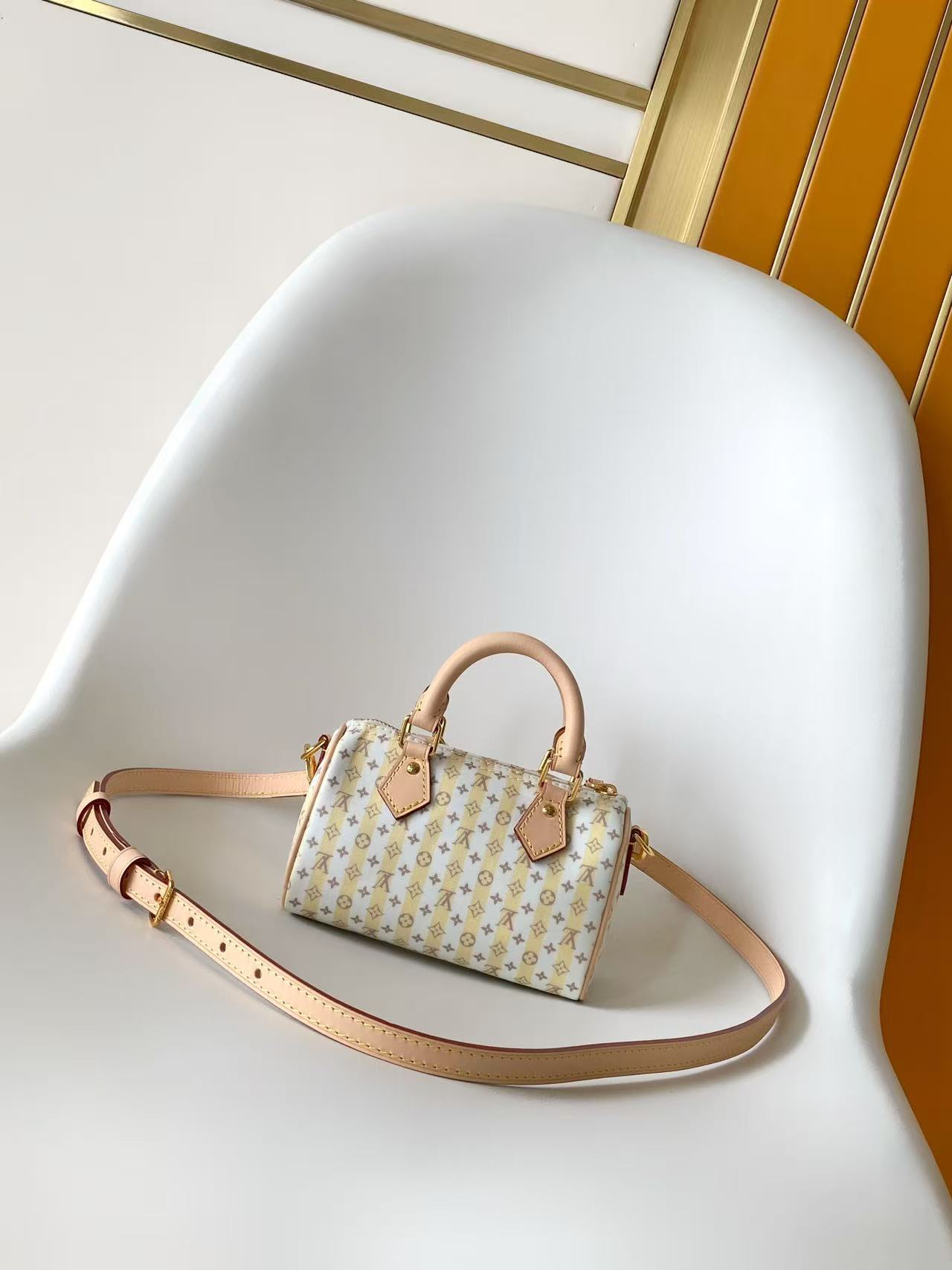 Louis Vuitton Nano Speedy Bag in Monogram Empreinte Leather - Image 10