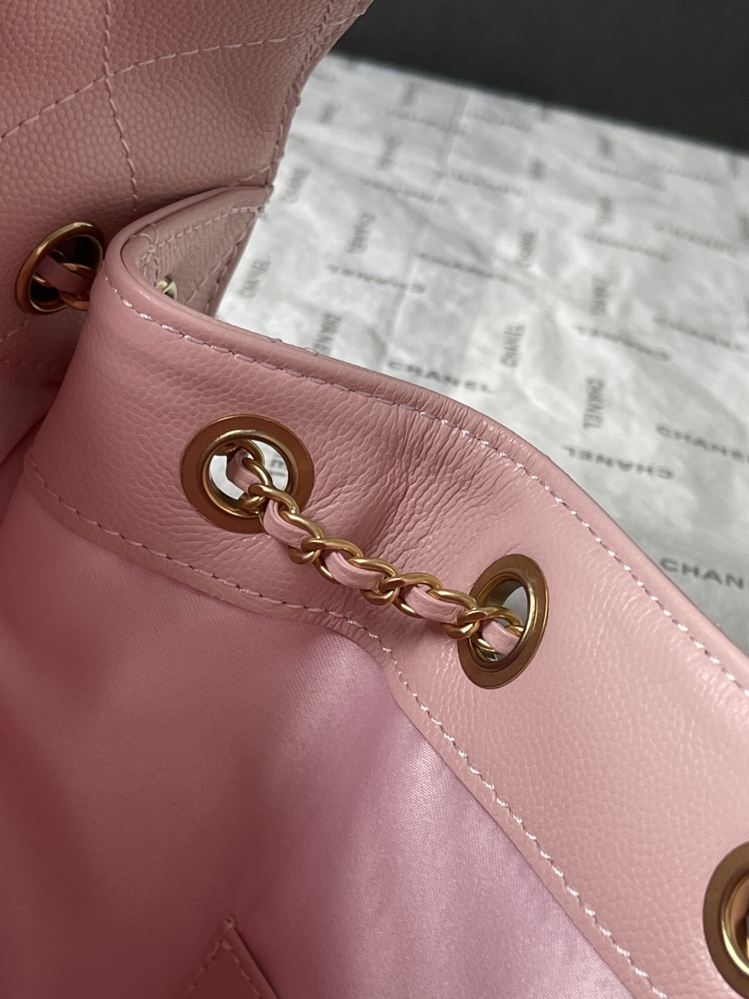 Chanel 25C Small Caviar Leather Hobo Shoulder Bag - Image 10