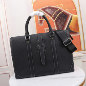 Hermes Leather Briefcase Model 8364-1