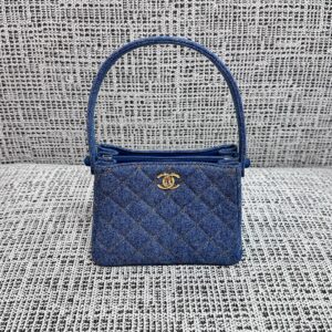 Chanel Vintage Denim Twin-Star Handbag