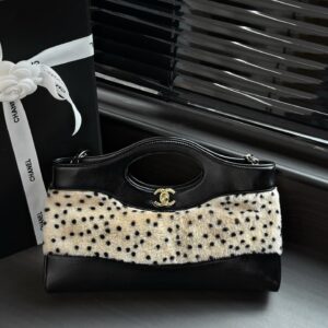 Chanel 26A Handcrafted Workshop Series 31 Bag in Fawn-Spot Print