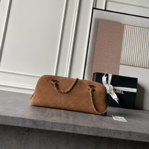 Chanel 26A Limited Series AS6406 Deerskin Bowling Shoulder Bag