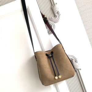 Chanel 26B AS6537 Small Leather Bucket Crossbody Bag