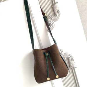 Chanel 26B AS6537 Small Calfskin Bucket Crossbody Bag