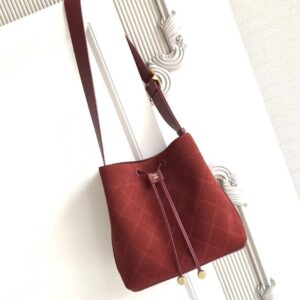 Chanel 26B AS6584 Large Calfskin Bucket Crossbody Bag