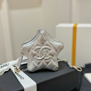 CHANEL 26C Star Lambskin Coin Purse Charm