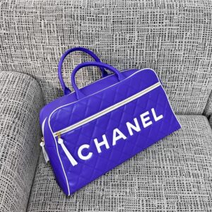Chanel Vintage Bowling Boston Travel Bag