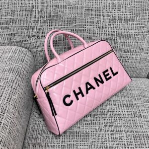 CHANEL Vintage Bowling Boston Travel Bag
