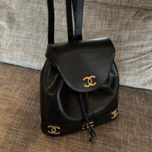 Chanel Vintage Leather Backpack
