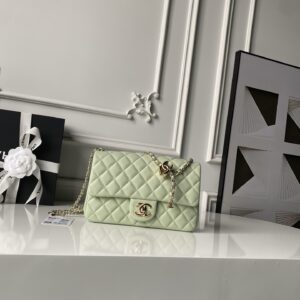 Chanel 26C Double C Clasp CF Series Small Lambskin Shoulder Bag
