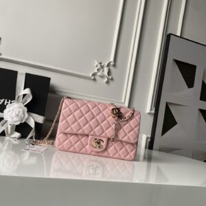 Chanel 26C Classic Flap Crossbody Bag in Lambskin
