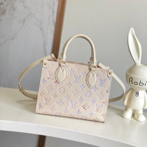 Louis Vuitton OnTheGo Small Tote Bag in Monogram Empreinte Leather