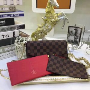Louis Vuitton Felicie Three-Piece Clutch