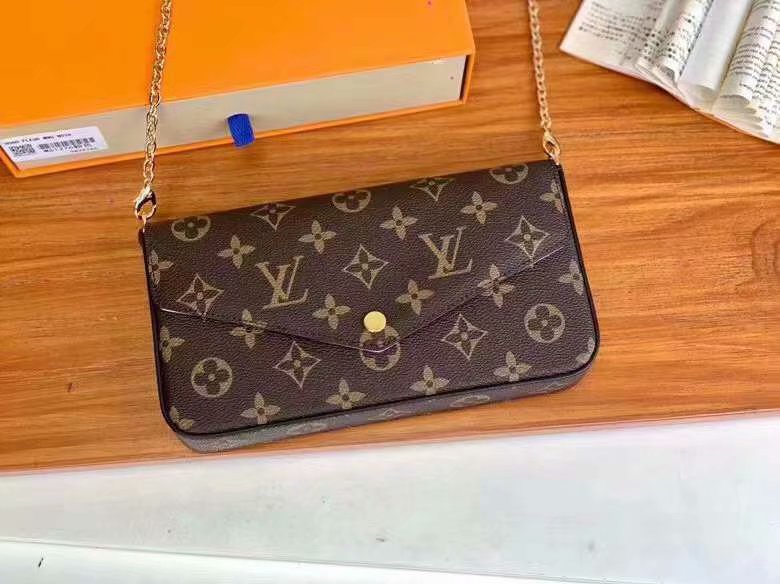 Louis Vuitton Félicie Three-Piece Clutch Bag
