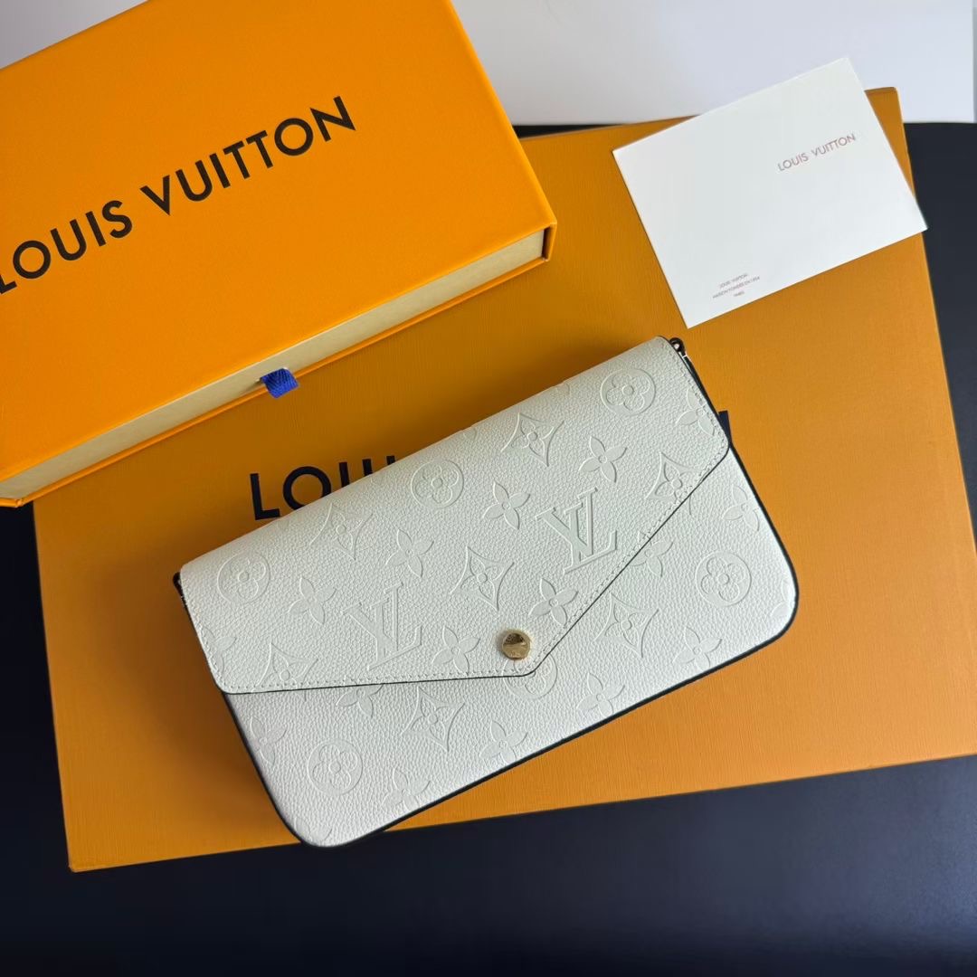 Louis Vuitton Félicie Pochette Three-in-One Chain Clutch