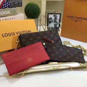 Louis Vuitton Felicie Three-Piece Clutch Bag