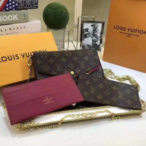 Louis Vuitton Felicie Three-Piece Clutch Bag