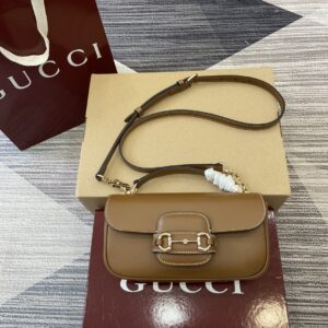 Gucci Brown Leather Bag 815206