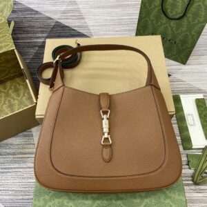 Gucci Brown Leather Bag Model 810229