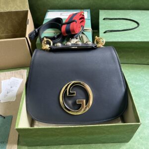 Gucci Model 721172 Blue Leather Bag
