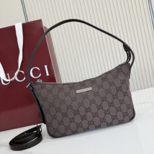 Gucci Dark Brown Fabric Bag 7874743