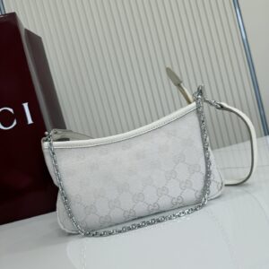 Gucci White Canvas Bag 775847