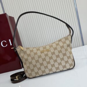 Gucci Apricot Canvas Handbag 874743