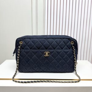 Chanel 26A Denim Series Bowling Bag