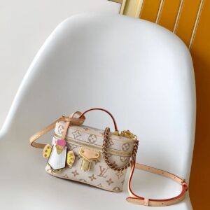 Louis Vuitton Vanity Chain Handbag – LV Crafty Monogram Dune Canvas