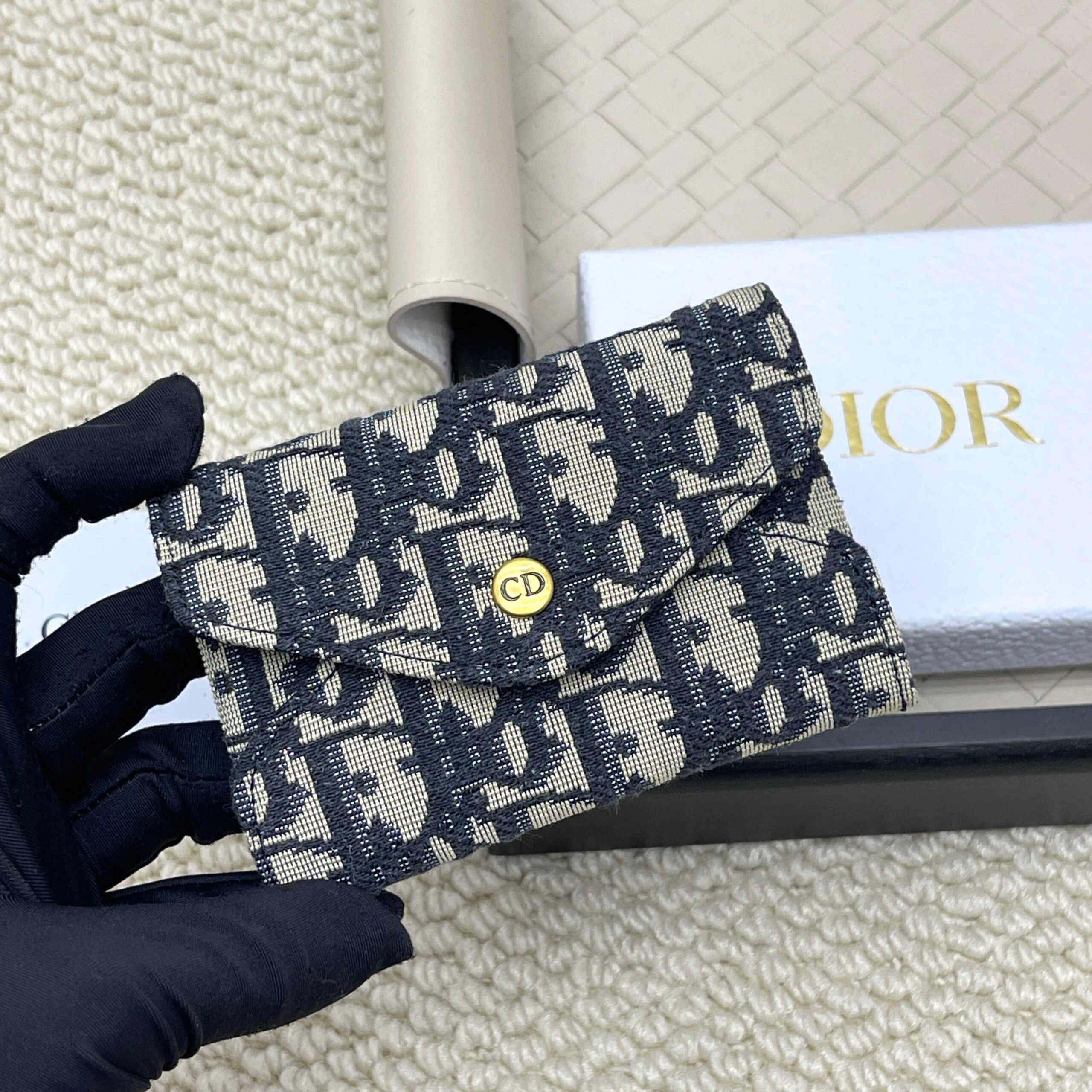 Dior 2026 Early Spring 2-in-1 Card Holder and Coin Purse