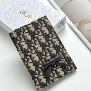 Dior 30 Montaigne Passport Holder with CD Logo