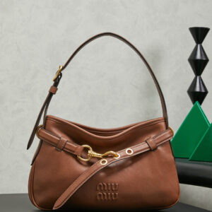 Aventure Embossed Leather Shoulder Bag, Model 5BC214