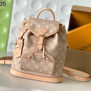 Louis Vuitton Montsouris Small Backpack with Meowgram Pattern