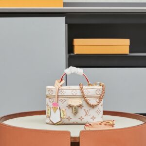 Louis Vuitton M29782 Vanity Chain Pouch – LV Crafty Monogram Dune