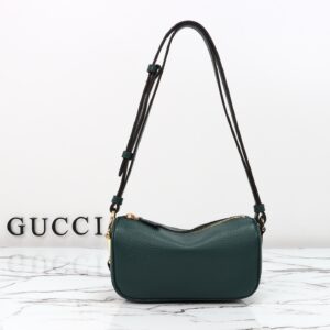 Gucci 860784 Dark Green Leather Bag